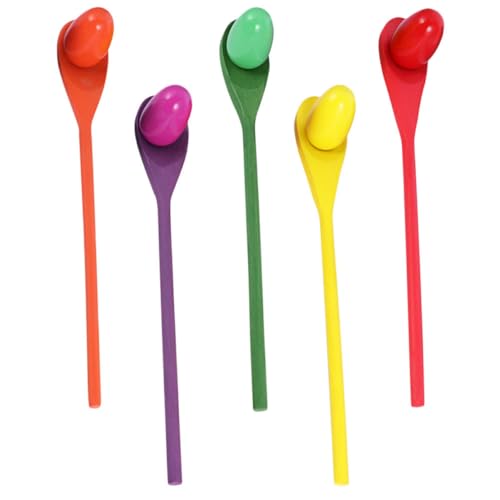 ORFOFE 5 Sätze Trainingsspielzeug aus Holz mit Löffel und Ball Motorisches Koordinationsspiel für Leicht Robust Fördert Gleichgewicht und Geschicklichkeit Geeignet für Zufällige Farbe ORFOFE 5 Sätze Trainingsspielzeug aus Holz mit Löffel und Ball Motorisches Koordinationsspiel für Leicht Robust Fördert Gleichgewicht und Geschicklichkeit Geeignet für Zufällige Farbe von ORFOFE