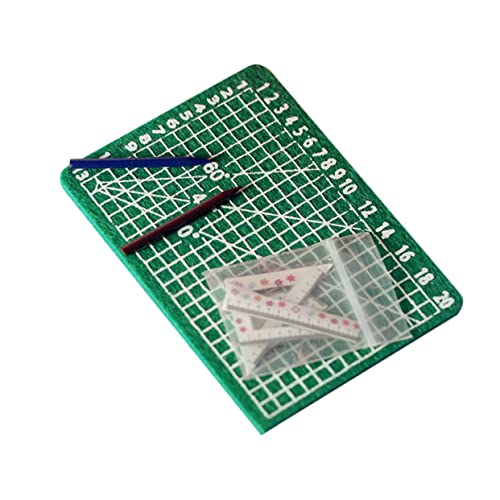 ORFOFE 5 Stück Mini House Schneidematten Set Teilig Material Maßstab Lineal Modell Zubehör Puppenhaus Dekoration Sicher Langlebig Realistisch Kreative Bastelunterlage ORFOFE 5 Stück Mini House Schneidematten Set Teilig Material Maßstab Lineal Modell Zubehör Puppenhaus Dekoration Sicher Langlebig Realistisch Kreative Bastelunterlage von ORFOFE