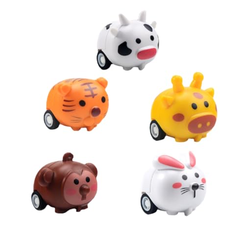 ORFOFE 5 Stück Teiliges Auto mit Tiermotiven Rückziehauto mit Reibungsantrieb Kleines Greifspielzeug für Kleinkinder Fördert Gehirnentwicklung Partygeschenk ORFOFE 5 Stück Teiliges Auto mit Tiermotiven Rückziehauto mit Reibungsantrieb Kleines Greifspielzeug für Kleinkinder Fördert Gehirnentwicklung Partygeschenk von ORFOFE