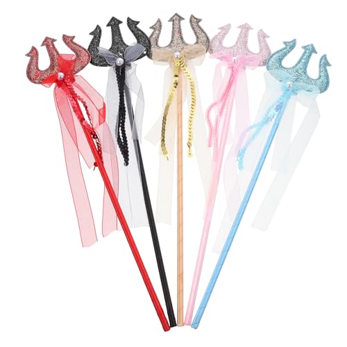 ORFOFE 5 Stück Teiliges Feenstab Zauberstab Handheld Glitzerstab Buntes Halloween Party Zubehör für Mädchen Geburtstag Dekoratives Cosplay Accessoire ORFOFE 5 Stück Teiliges Feenstab Zauberstab Handheld Glitzerstab Buntes Halloween Party Zubehör für Mädchen Geburtstag Dekoratives Cosplay Accessoire von ORFOFE