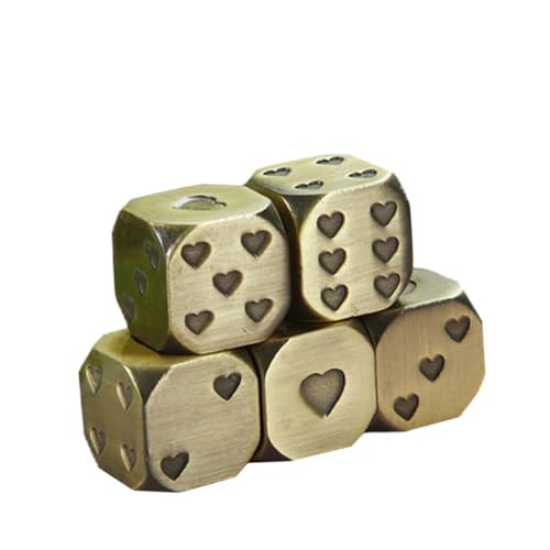 ORFOFE 5 Stück Teiliges Herzmuster mit Abgerundeten Ecken Glatte Oberfläche Leichte und Widerstandsfähige Würfel als Party Favor für Brettspiele Zuhause Bar Ktv ORFOFE 5 Stück Teiliges Herzmuster mit Abgerundeten Ecken Glatte Oberfläche Leichte und Widerstandsfähige Würfel als Party Favor für Brettspiele Zuhause Bar Ktv von ORFOFE
