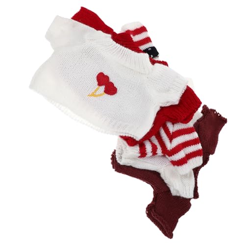 ORFOFE 5 Stück Teiliges Plüschspielzeug Kleidung Puppenpullover Wiederverwendbare Bär Kostümkleidung für Mädchen Kuscheltier Outfits Niedliche Puppenbekleidung Zubehör ORFOFE 5 Stück Teiliges Plüschspielzeug Kleidung Puppenpullover Wiederverwendbare Bär Kostümkleidung für Mädchen Kuscheltier Outfits Niedliche Puppenbekleidung Zubehör von ORFOFE