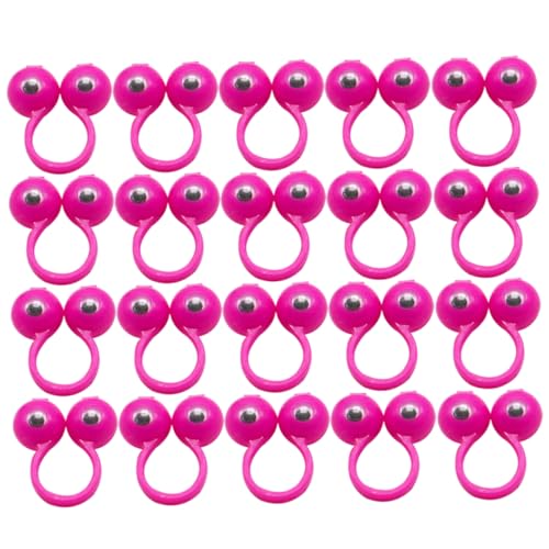 ORFOFE 50 Stück Augen Fingerpuppen Augäpfel Ringen Augäpfel Spielzeug Intelligentes Spielzeug Fingerspiel plastikenten Hand puppet Kinderspielzeug Finger lustiges Spielzeug Lernspielzeug von ORFOFE