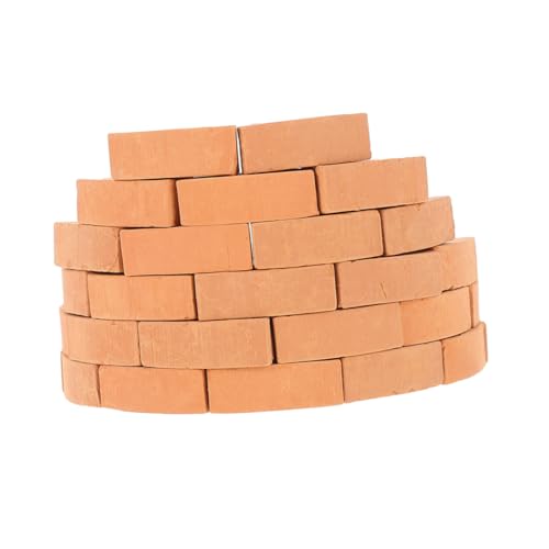 ORFOFE 50 Stück Mini Bausteine aus Realistische Miniaturziegel für DIY Bastelset Langlebige Tonziegel Kreatives Baukastenspiel für Hausmodelle und Handwerkliche ORFOFE 50 Stück Mini Bausteine aus Realistische Miniaturziegel für DIY Bastelset Langlebige Tonziegel Kreatives Baukastenspiel für Hausmodelle und Handwerkliche von ORFOFE