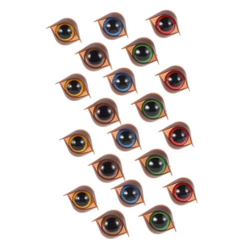 ORFOFE 50 Stück Sicherheitsaugen Kunststoff Doppelaugen mit Unterlegscheiben für Häkeltiere DIY Plüschtiere Basteln Tieraugen Bastelzubehör Braun Mix ORFOFE 50 Stück Sicherheitsaugen Kunststoff Doppelaugen mit Unterlegscheiben für Häkeltiere DIY Plüschtiere Basteln Tieraugen Bastelzubehör Braun Mix von ORFOFE