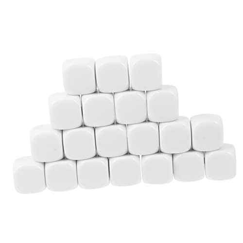ORFOFE 50Stücke Leere Würfel aus Acryl für DIY Brettspiele Glatte Oberfläche für Handbeschriftung Siebdruck und Kreative Gestaltung Tragbare Gaming Würfel für Einzigartige ORFOFE 50Stücke Leere Würfel aus Acryl für DIY Brettspiele Glatte Oberfläche für Handbeschriftung Siebdruck und Kreative Gestaltung Tragbare Gaming Würfel für Einzigartige von ORFOFE