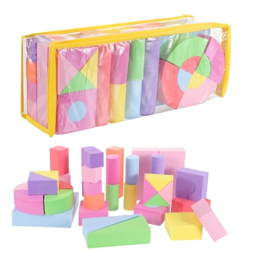 ORFOFE 52 Stück Teiliges Eva Bausteine für Kleinkinder Jahre Lernspielzeug zur Frühen Bildung Geometrische Formen Stapelspiel für Motorische und Kognitive Entwicklung ORFOFE 52 Stück Teiliges Eva Bausteine für Kleinkinder Jahre Lernspielzeug zur Frühen Bildung Geometrische Formen Stapelspiel für Motorische und Kognitive Entwicklung von ORFOFE