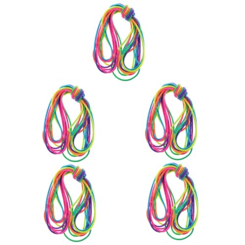 ORFOFE 5St Gummiband Springseil für Kinder Chinesisches Springseil interaktives Spielzeug kinderparty mitgebsel Springseile für Kinder draußen Kinderspielzeug Partyspielspielzeug Plastik von ORFOFE