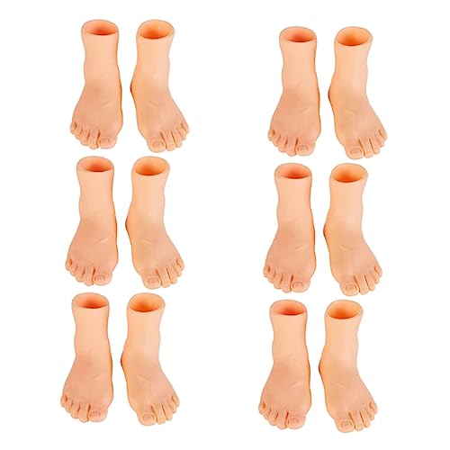 ORFOFE 6 Finger Fuß Abdeckung Fingerpuppen Für Kinder Fuß Fingerpuppen Fingerhände Fingerpuppen Kleine Füße Finger Für Kinder Fingerschuhe Puppenhände Und -füße Vinyl von ORFOFE