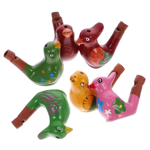 ORFOFE 6 Stück Bunte Keramische Vogelpfeifen für Kleine Klangspielzeuge Einfache Handhabung als Partygeschenk und Outdoor Mädchen und Jungen ORFOFE 6 Stück Bunte Keramische Vogelpfeifen für Kleine Klangspielzeuge Einfache Handhabung als Partygeschenk und Outdoor Mädchen und Jungen von ORFOFE