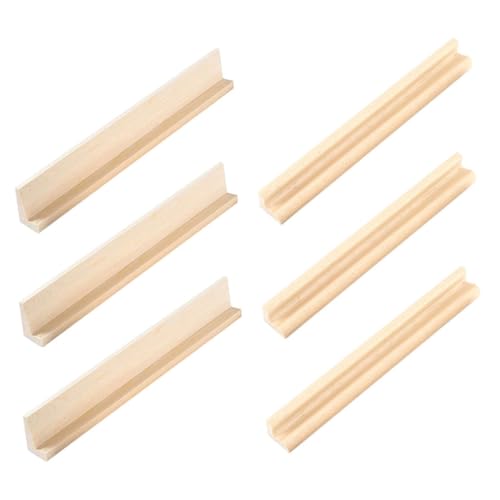 ORFOFE 6 Stück Holzbuchstaben Domino Trays Holzständer DIY Bastelset Kartenhalter Vielseitig Kombinierbar für Kreative Projekte und Individuelle Displaygestaltung ORFOFE 6 Stück Holzbuchstaben Domino Trays Holzständer DIY Bastelset Kartenhalter Vielseitig Kombinierbar für Kreative Projekte und Individuelle Displaygestaltung von ORFOFE
