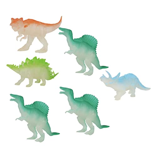 ORFOFE Mini Dinosaurier Modelle Mit Nachleuchtender Funktion Zufällige Designs Für Realistische Dinosaurier Spielzeuge Für Spielerisches Lernen Und Kreatives von ORFOFE