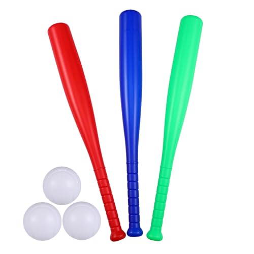 ORFOFE 6 Stück Teiliges Baseball Set für Sichere Langlebige Schläger und Bälle in Rot Grün Blau Fördert Wurf und Schlagfähigkeiten für Outdoor Spiel und Training von Kleinkindern ORFOFE 6 Stück Teiliges Baseball Set für Sichere Langlebige Schläger und Bälle in Rot Grün Blau Fördert Wurf und Schlagfähigkeiten für Outdoor Spiel und Training von Kleinkindern von ORFOFE