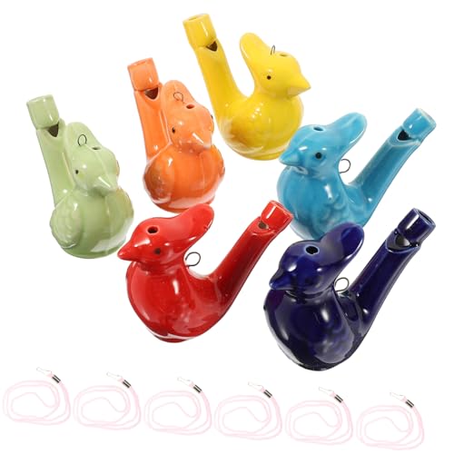 ORFOFE 6 Stück Teiliges Bunte Keramik Vogelpfeifen für Geburtstagsgeschenk Musikalisches Wasserspielzeug Einfache Handhabung Lebendige Farben Pädagogisches Bade Zufällige Zufällige Farbe ORFOFE 6 Stück Teiliges Bunte Keramik Vogelpfeifen für Geburtstagsgeschenk Musikalisches Wasserspielzeug Einfache Handhabung Lebendige Farben Pädagogisches Bade Zufällige Zufällige Farbe von ORFOFE