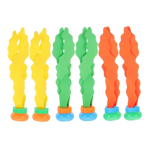 ORFOFE 6 Stück Teiliges Taucher Wasserspielzeug Sommer Seaweed Unterwasser Tauchspiel Poolspielzeug für Jungen Mädchen Bunt Kunststoff Meerespflanzen Form Zufällige Farbe Zufällige Farbe ORFOFE 6 Stück Teiliges Taucher Wasserspielzeug Sommer Seaweed Unterwasser Tauchspiel Poolspielzeug für Jungen Mädchen Bunt Kunststoff Meerespflanzen Form Zufällige Farbe Zufällige Farbe von ORFOFE