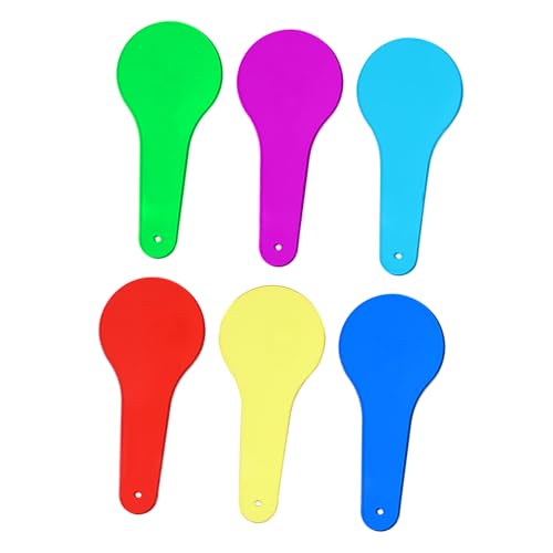 ORFOFE 6 Stück Teiliges Wissenschaftliche Farbfilter Paddles aus rutschfeste Griffe Lehrreiche Optische Experimente für Farberkennung und Visuellen ORFOFE 6 Stück Teiliges Wissenschaftliche Farbfilter Paddles aus rutschfeste Griffe Lehrreiche Optische Experimente für Farberkennung und Visuellen von ORFOFE