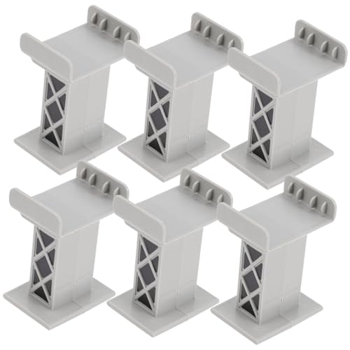 ORFOFE 6 Stück Teiliges Zugbrückenstützen Holzeisenbahn Stabile Graue Brückenpfeiler Kompatibel mit Meisten Holzbahn systemen Kindgerechtes Zubehör für Jungen und Mädchen für ORFOFE 6 Stück Teiliges Zugbrückenstützen Holzeisenbahn Stabile Graue Brückenpfeiler Kompatibel mit Meisten Holzbahn systemen Kindgerechtes Zubehör für Jungen und Mädchen für von ORFOFE