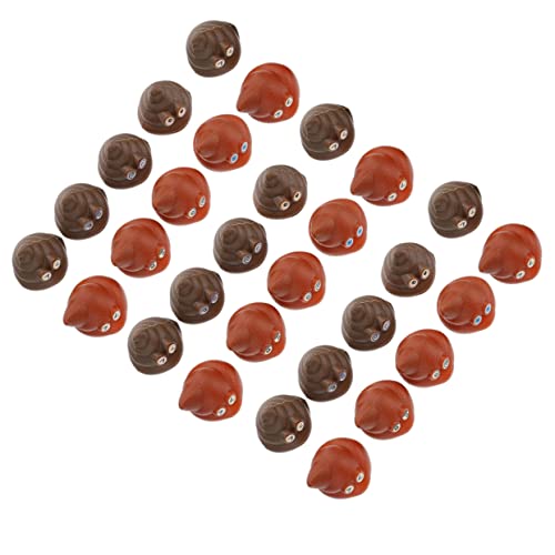 ORFOFE 60st Poop-Spielzeug Gefälschter KOT Für Toycowan Realistisches Spielzeug Babykacke Winzige Kotfiguren Witziges Spielzeug Faux Poops Spielzeug Kotspiel Für Kinder Spielzeuge PVC von ORFOFE