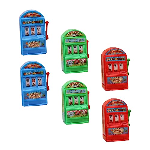 ORFOFE 6st Lotteriemaschine Mini Spiel Spielzeuge Einarmiger Bandit Kinderspielzeug Mini-Spielzeug Kinderversorgung Spielautomat Aus Kunststoff Kinderzubehör Kinderaccessoire Plastik von ORFOFE