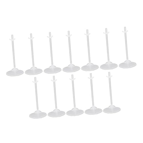 ORFOFE 72 STK Puppe transparenter Ständer Puppet Holder Puppenständer für Figuren Puppenständer für große Puppen Zubehör Figurenhalter Showregal Puppenregal Puppenfigurenständer Plastik von ORFOFE