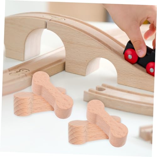 ORFOFE 8 Stück Holzschienen Gleisverbinder Teiliges für Nachhaltige Holzeisenbahn Verbinder Einfach zu Montieren Kreatives Zubehör für Zugstrecken und Schienennetze ORFOFE 8 Stück Holzschienen Gleisverbinder Teiliges für Nachhaltige Holzeisenbahn Verbinder Einfach zu Montieren Kreatives Zubehör für Zugstrecken und Schienennetze von ORFOFE