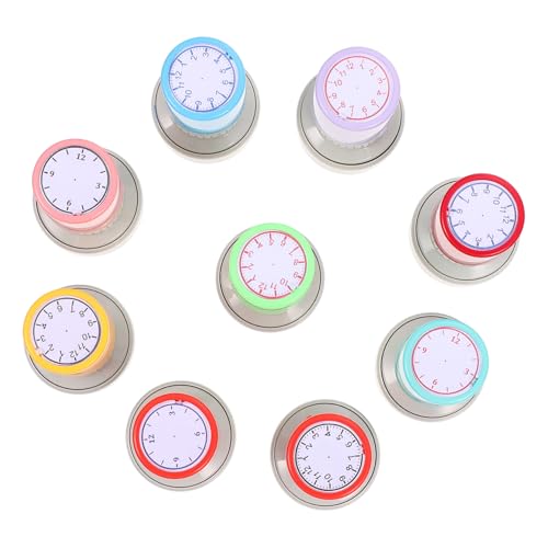 ORFOFE 9 Stück Teiliges Lernstempel Selbstfärbende Uhrzeit Stempel für Schüler Farbige Zeitstempel Schwarz Rot Blau Pädagogisch zum Ablesen der Uhrzeit Geeignet Zufällige Zufällige Farbe ORFOFE 9 Stück Teiliges Lernstempel Selbstfärbende Uhrzeit Stempel für Schüler Farbige Zeitstempel Schwarz Rot Blau Pädagogisch zum Ablesen der Uhrzeit Geeignet Zufällige Zufällige Farbe von ORFOFE