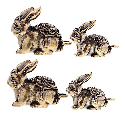 ORFOFE Charms Kaninchenhandwerk Haustier Kaninchendekor für Machen Desktop Schmuck Handwerk Schlüsselanhänger Charme Hase Craft Kaninchen Vintage Ornament von ORFOFE