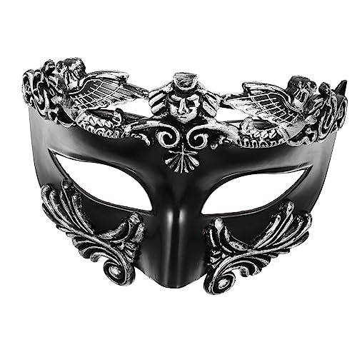 ORFOFE Cosplay Requisite Kostümzubehör Verrücktes Kleid Halloween Halb Kriegermaske Charaktermasken Halbgesichtsmundmaske Karnevalspartyzubehör Maskerade Kriegermaske Gypten Stil von ORFOFE