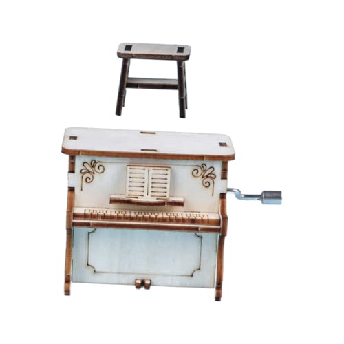 ORFOFE DIY Handkurbel Klavier Spieluhr Musikalische Holzbox Bastelset Pädagogisches Modellspielzeug für Jungen Mädchen Feinmotorik und Kreativität ORFOFE DIY Handkurbel Klavier Spieluhr Musikalische Holzbox Bastelset Pädagogisches Modellspielzeug für Jungen Mädchen Feinmotorik und Kreativität von ORFOFE