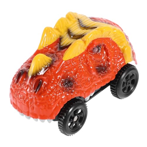 ORFOFE Dinosaurier-Auto RC-Spielzeug Kinderspielzeug Autospielzeug für Kinder interaktives Spielzeug Kinder puppenwagen Spielzeuge Kinder-Track-Auto leuchtendes Rennwagen Abs Orange von ORFOFE