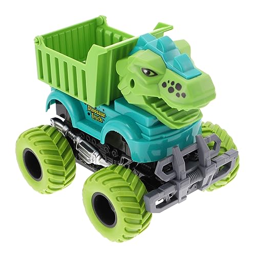 ORFOFE Dinosaurier-Technikfahrzeug Lernspielzeug für Kleinkinder Roboter Spielzeug Kinder puppenwagen kinderspielzeug Auto Toy car technisches Fahrzeug Spielzeugauto Auto zurückziehen Abs von ORFOFE