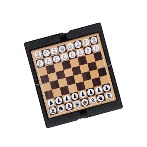 ORFOFE Faltbares Schach Damespiel Tragbares Magnetisches Brettspiel aus Dünnem Leder Leicht zu Verstauen und Mitzunehmen Für Erwachsene und Gesellschaftsspiele Ab Jahren ORFOFE Faltbares Schach Damespiel Tragbares Magnetisches Brettspiel aus Dünnem Leder Leicht zu Verstauen und Mitzunehmen Für Erwachsene und Gesellschaftsspiele Ab Jahren von ORFOFE