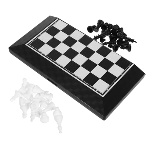 ORFOFE Faltbares Schachset für Erwachsene Tragbares Leichtes Schachbrett aus Rutschfestem PP Material Platzsparend für Reisen Outdoor Spiele und Bildungsspielspaß ORFOFE Faltbares Schachset für Erwachsene Tragbares Leichtes Schachbrett aus Rutschfestem PP Material Platzsparend für Reisen Outdoor Spiele und Bildungsspielspaß von ORFOFE