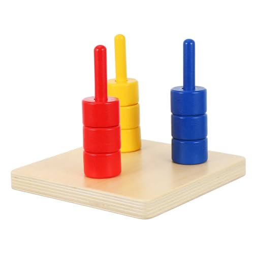 ORFOFE Farbsortierspielzeug Bunte Scheiben Stapelspiel für Kleinkinder Kognitives Lernspielzeug zur Feinmotorik und Farberkennung Pädagogisches für Junge Mädchen ORFOFE Farbsortierspielzeug Bunte Scheiben Stapelspiel für Kleinkinder Kognitives Lernspielzeug zur Feinmotorik und Farberkennung Pädagogisches für Junge Mädchen von ORFOFE