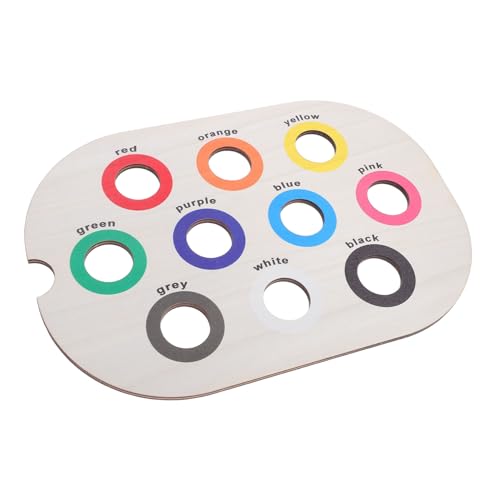 ORFOFE Farbsortiertablett Sortierbrett Zuordnungsspiel Farbzuordnungsspiel Lernspielzeug Für Kleinkinder Frühlernspiel Lerntablett Sensorisches Spiel Für Kleinkinder Holz ORFOFE Farbsortiertablett Sortierbrett Zuordnungsspiel Farbzuordnungsspiel Lernspielzeug Für Kleinkinder Frühlernspiel Lerntablett Sensorisches Spiel Für Kleinkinder Holz von ORFOFE