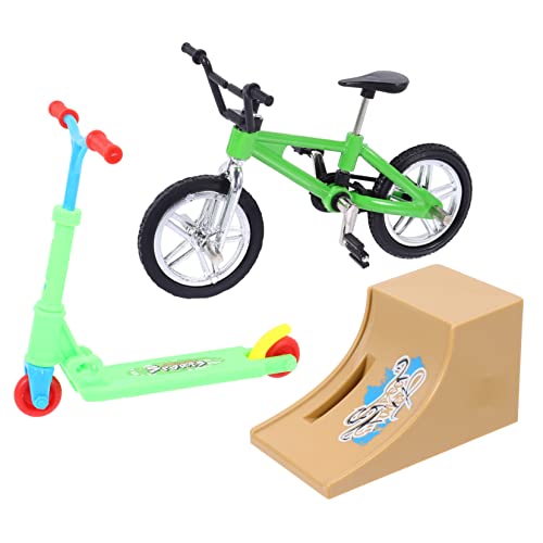 ORFOFE Finger Scooter Set Tragbare Finger Für Geschicklichkeitsspiele Mini Finger Sports Toys Mit Rampen Für Spaß Und Unterhaltung Ideal Für Und von ORFOFE