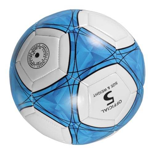 ORFOFE Fußballmaschine Nr. 5 Übungstrainingsball Fußballtraining im Fitnessstudio Fußball-Trainingsball fußball Training Spielzeug für draußen Fußball Größe 5 Jungen Fußball 5 PVC von ORFOFE