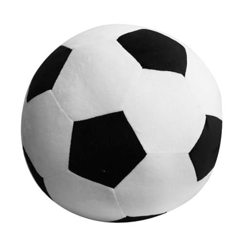 ORFOFE Fußballspielzeug Cute Pillow süße Kissen Fußball Stofftier Plüsch Fußball Bettkissen Gefülltes Fußball-Fußball-Plüschtier Sportspielzeug mit weichem Stoffkissen kurzer Plüsch von ORFOFE