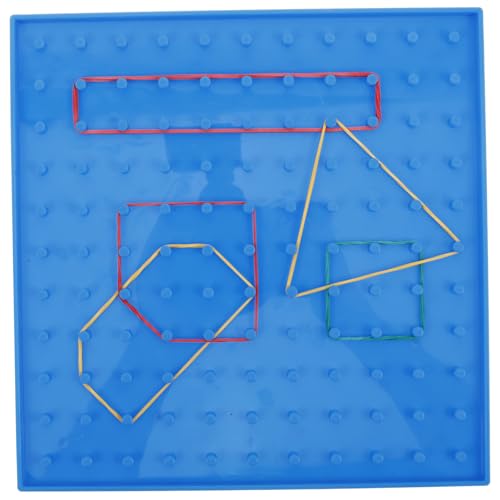 ORFOFE Geoboard Lernspielzeug für Grundschüler Robustes Nagelbrett mit Bunten Gummibändern Vielseitiges Mathematisches Werkzeug Musterbildung und Geometrischem Verständnis für Schule und ORFOFE Geoboard Lernspielzeug für Grundschüler Robustes Nagelbrett mit Bunten Gummibändern Vielseitiges Mathematisches Werkzeug Musterbildung und Geometrischem Verständnis für Schule und von ORFOFE