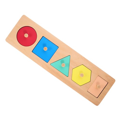 ORFOFE Geometrisches Puzzle aus Holz Montessori Steckspiel mit Formen Pädagogisches Lernspielzeug für Kleinkinder zur Frühkindlichen von Kognition Feinmotorik und Hand Auge koordination ORFOFE Geometrisches Puzzle aus Holz Montessori Steckspiel mit Formen Pädagogisches Lernspielzeug für Kleinkinder zur Frühkindlichen von Kognition Feinmotorik und Hand Auge koordination von ORFOFE