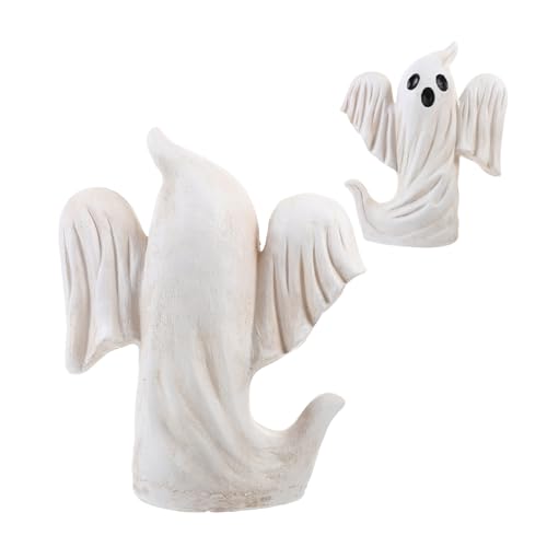 ORFOFE Halloween Geisterfigur Mit Integrierten Schlauchlichtern Gruselige Gartendeko Für Halloween Ideal Zur Verschönerung Von Hof Terrasse Und Fenster Mit Lichteffekten Und von ORFOFE