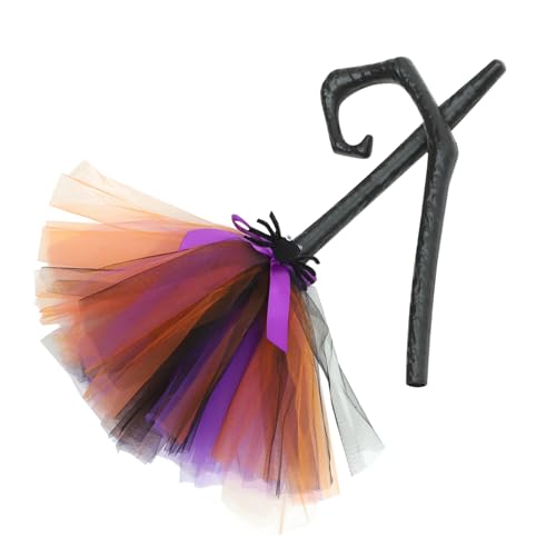 ORFOFE Halloween Hexenbesen Abnehmbar Leichter Zauberbesen für Kostüm Party Requisite Hexenfest Dekoration mit Stabilem Griff und Komfortabler Haptik ORFOFE Halloween Hexenbesen Abnehmbar Leichter Zauberbesen für Kostüm Party Requisite Hexenfest Dekoration mit Stabilem Griff und Komfortabler Haptik von ORFOFE