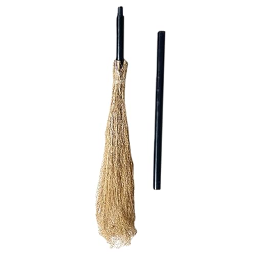 ORFOFE Halloween Hexenbesen aus Holz Langlebige Cosplay Requisite für Kostüm Party Realistisch Gestalteter Hexenbesen mit Halloween Dekoration Leicht und Vielseitig für Maskerade und ORFOFE Halloween Hexenbesen aus Holz Langlebige Cosplay Requisite für Kostüm Party Realistisch Gestalteter Hexenbesen mit Halloween Dekoration Leicht und Vielseitig für Maskerade und von ORFOFE