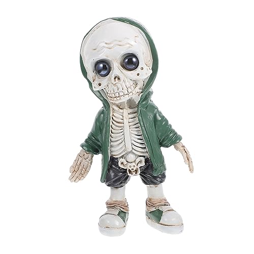 ORFOFE Halloween Hoodie Skelett Figur Coole Skelett Ornament Tisch Skelett Figur von ORFOFE