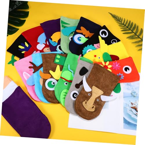 ORFOFE Handpuppe Bastelset aus Filz DIY Handpuppen mit Bunten Designs Einfach zu Verwenden Langlebig und Komfortabel für Spiel und Rollenspiele ORFOFE Handpuppe Bastelset aus Filz DIY Handpuppen mit Bunten Designs Einfach zu Verwenden Langlebig und Komfortabel für Spiel und Rollenspiele von ORFOFE