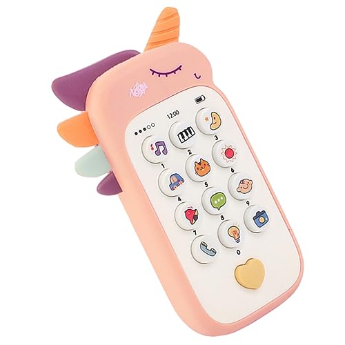 ORFOFE Handy Für Kinder Telefone Für Kinder Spielzeug Für Kleinkinder Handy Spielen Schnurloses Telefon Babyspielzeug Kleinkindspielzeug Spielzeug Babyphone Spielen Plastik Rosa von ORFOFE