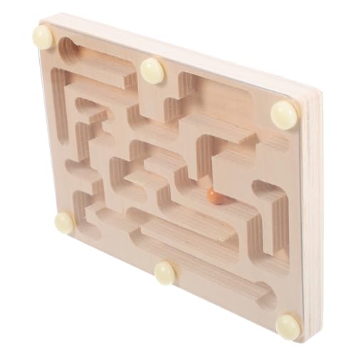 ORFOFE Holz Balance Labyrinth für Lernspielzeug Puzzle Board Konzentrations und Geduldstraining Pädagogisches Geschicklichkeitsspiel Natürlicher Farbton ORFOFE Holz Balance Labyrinth für Lernspielzeug Puzzle Board Konzentrations und Geduldstraining Pädagogisches Geschicklichkeitsspiel Natürlicher Farbton von ORFOFE
