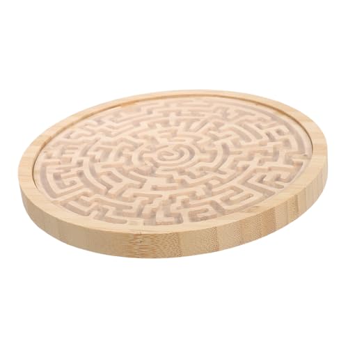 ORFOFE Holz Labyrinth Spiel Rundes Bead Maze Balance für Montessori Logikspielzeug Koordination und Kritischem Denken Tragbares Puzzle Brett für Kleinkinder ORFOFE Holz Labyrinth Spiel Rundes Bead Maze Balance für Montessori Logikspielzeug Koordination und Kritischem Denken Tragbares Puzzle Brett für Kleinkinder von ORFOFE