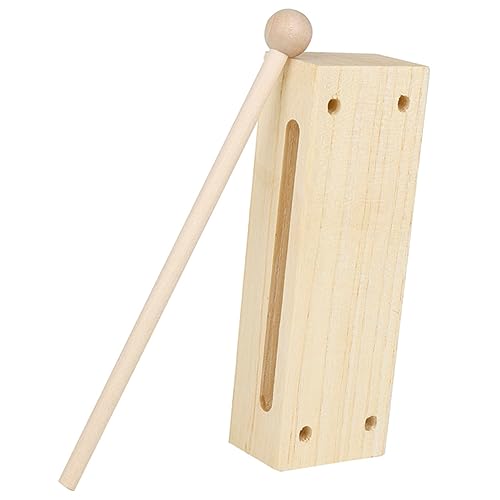 ORFOFE Holz Rhythmusblock Percussion Instrument Orff Lernspielzeug aus Robustem Buchenholz Pädagogisches Musikinstrument zur Kreativität und Hörvermögen ORFOFE Holz Rhythmusblock Percussion Instrument Orff Lernspielzeug aus Robustem Buchenholz Pädagogisches Musikinstrument zur Kreativität und Hörvermögen von ORFOFE