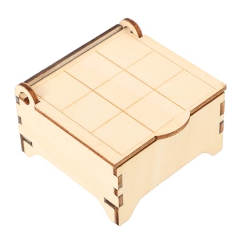 ORFOFE Holz Spiel Tragbar Kompaktes Montessori Brettspiel für Familienspiel Intelligenzfördernd Logikspiel Reise aus Sicherem Holz ORFOFE Holz Spiel Tragbar Kompaktes Montessori Brettspiel für Familienspiel Intelligenzfördernd Logikspiel Reise aus Sicherem Holz von ORFOFE